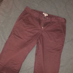 Maroon Express men’s straight fit pants